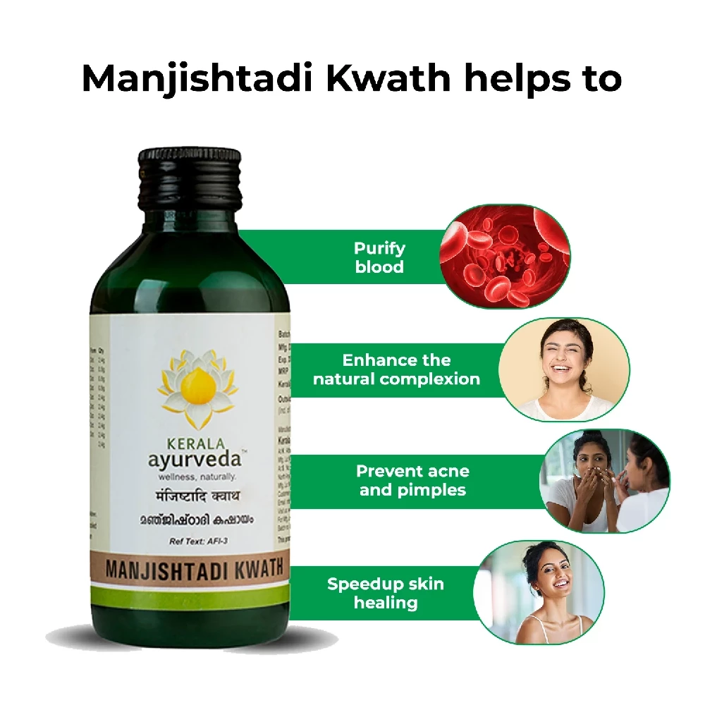 Kerala Ayurveda Manjishtadi kwath, 200 ml-3.webp